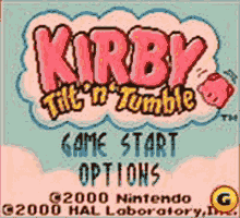 Kirby's Tilt N Tumble